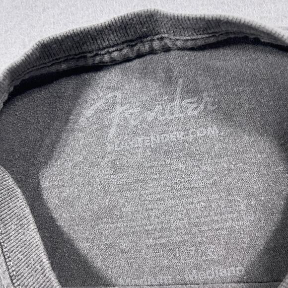 Fender‎ Shirt Men M USA Eagle Guitar American Flag Graphic Tee Rock Patriotic - Picture 3 of 8